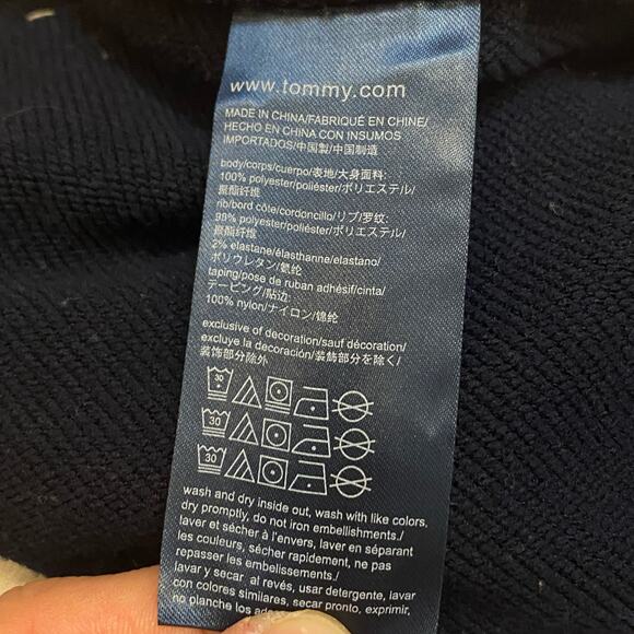 Tommy Hilfiger Sweat Shorts Mens Size 2XL Blue Performance Athletic Casual Y2K - Picture 6 of 10